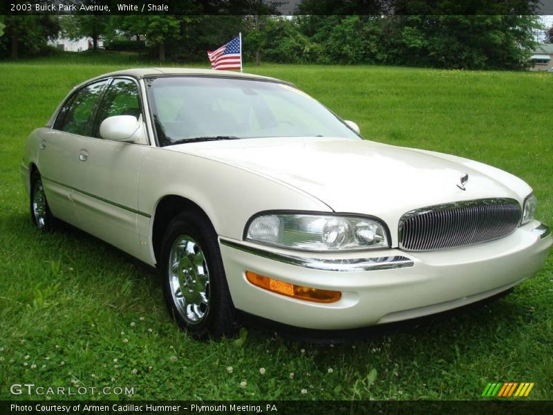White / Shale 2003 Buick Park Avenue