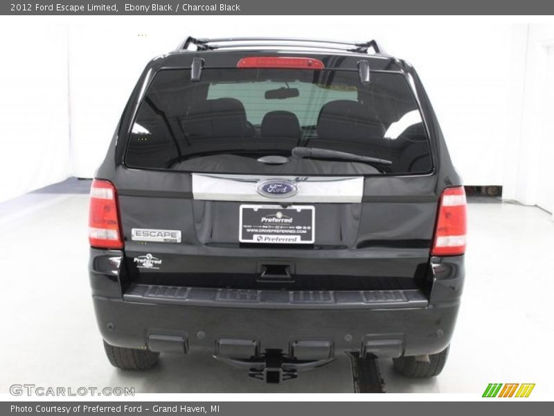 Ebony Black / Charcoal Black 2012 Ford Escape Limited