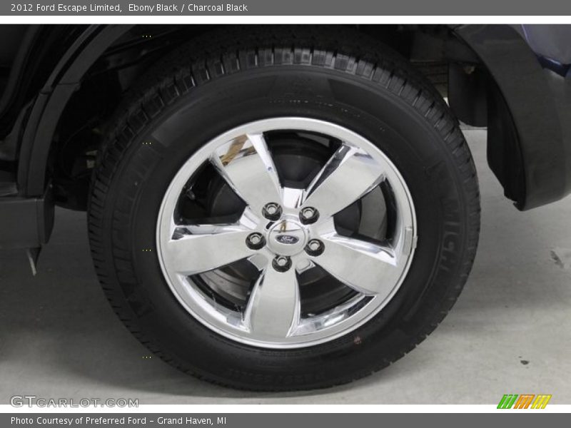 Ebony Black / Charcoal Black 2012 Ford Escape Limited