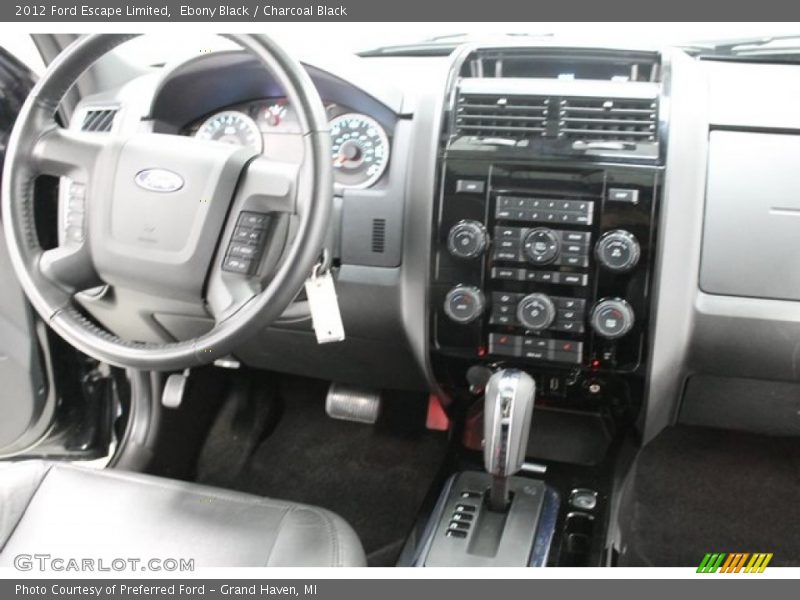 Ebony Black / Charcoal Black 2012 Ford Escape Limited