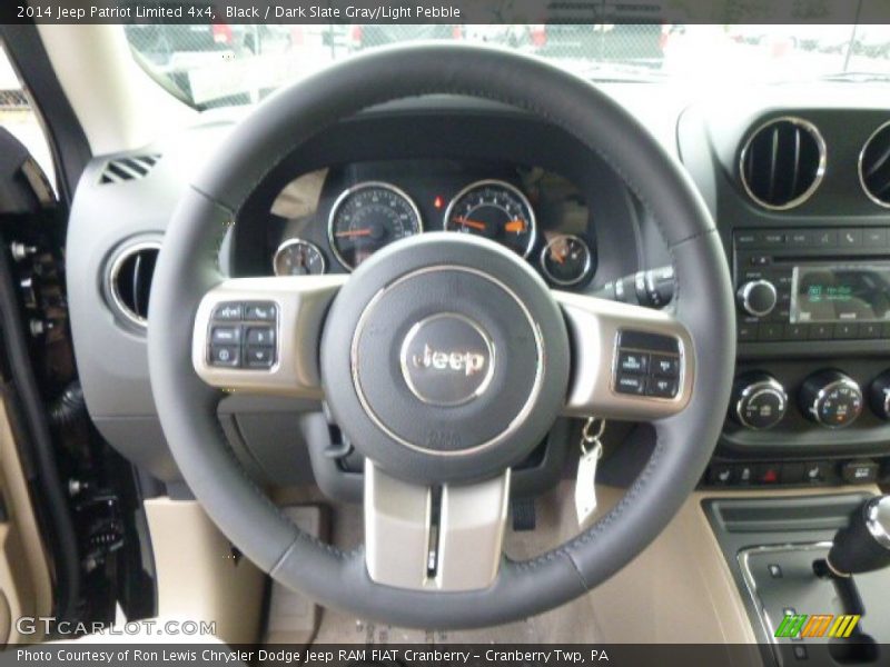 Black / Dark Slate Gray/Light Pebble 2014 Jeep Patriot Limited 4x4