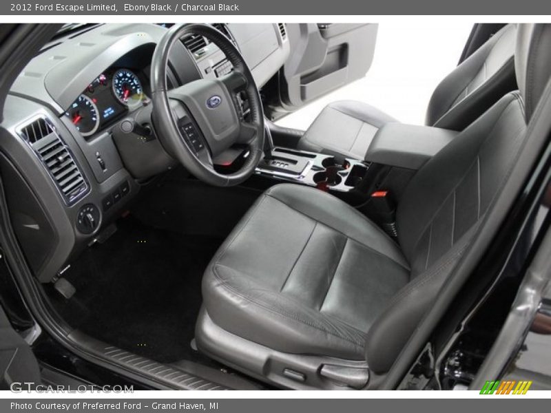 Ebony Black / Charcoal Black 2012 Ford Escape Limited