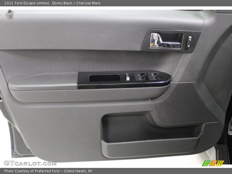 Ebony Black / Charcoal Black 2012 Ford Escape Limited