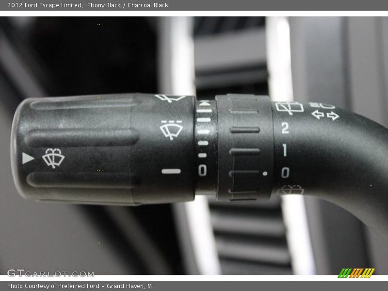Ebony Black / Charcoal Black 2012 Ford Escape Limited