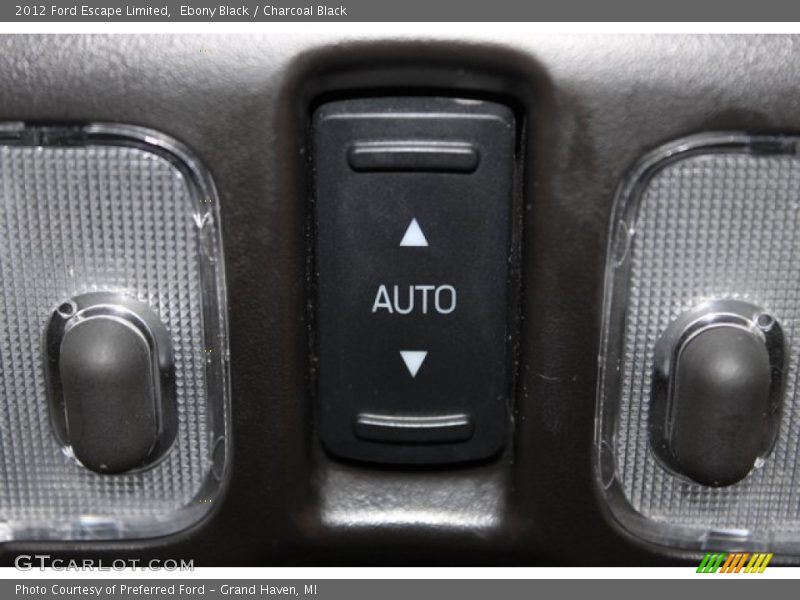 Ebony Black / Charcoal Black 2012 Ford Escape Limited