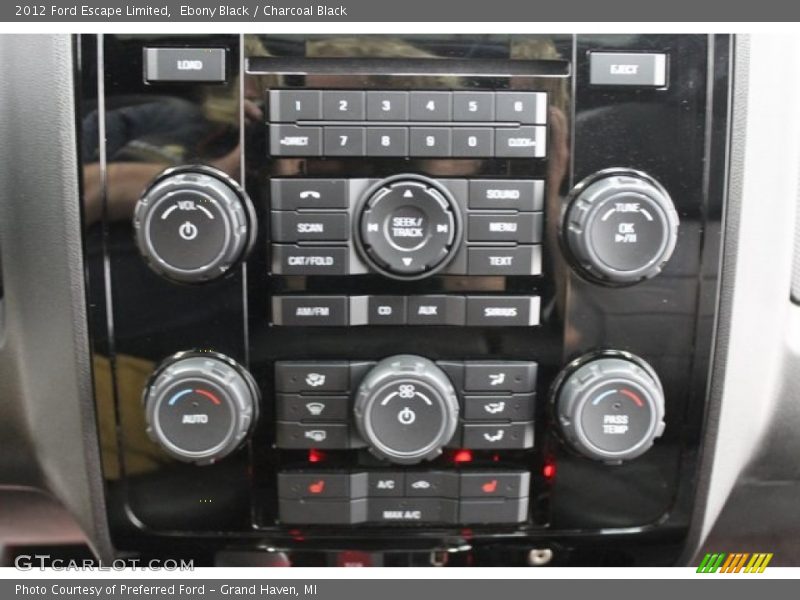 Ebony Black / Charcoal Black 2012 Ford Escape Limited