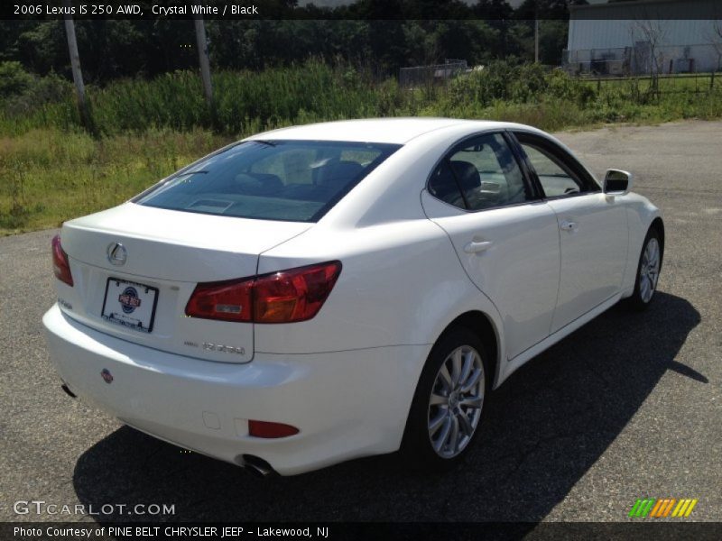 Crystal White / Black 2006 Lexus IS 250 AWD