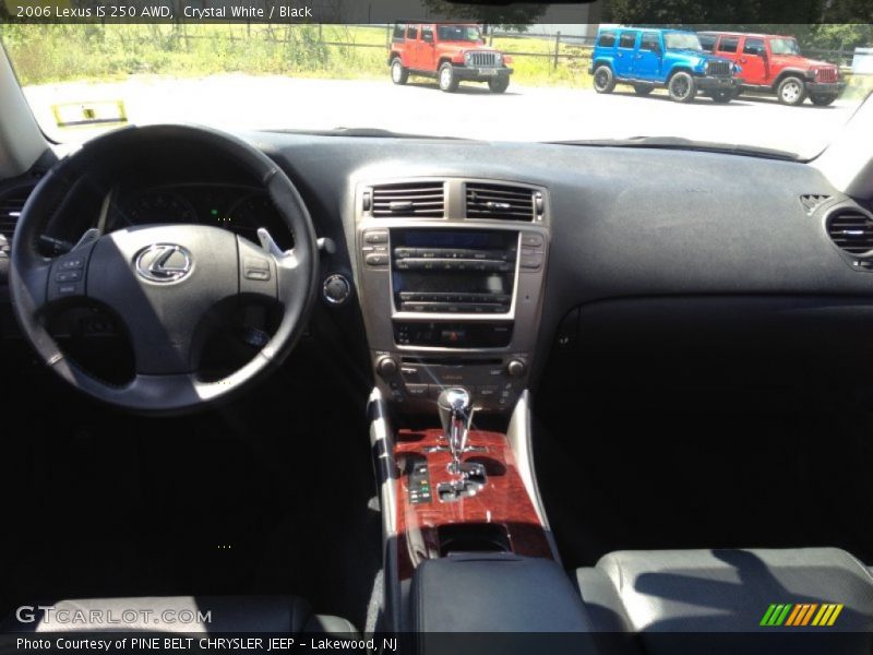 Crystal White / Black 2006 Lexus IS 250 AWD