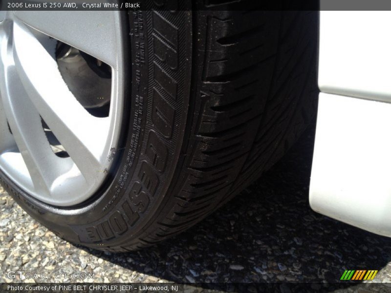 Crystal White / Black 2006 Lexus IS 250 AWD