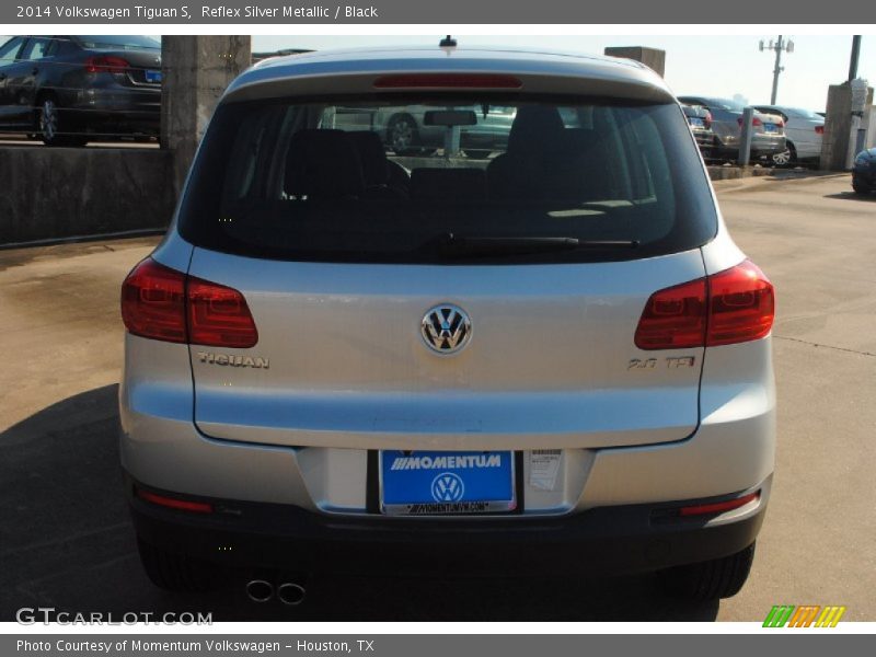 Reflex Silver Metallic / Black 2014 Volkswagen Tiguan S