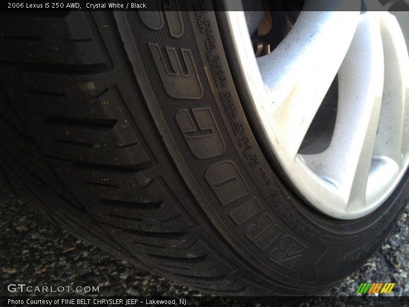 Crystal White / Black 2006 Lexus IS 250 AWD