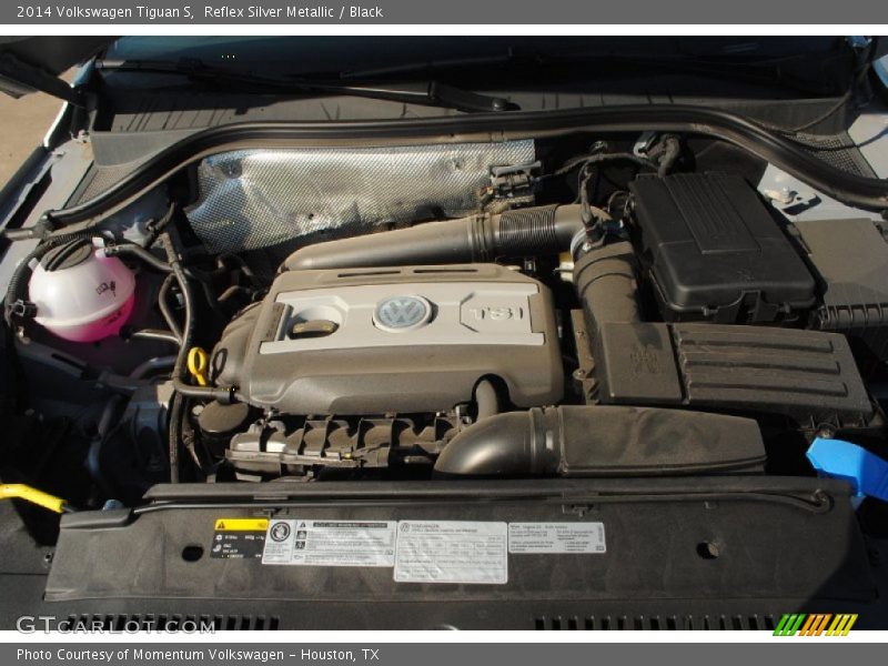 Reflex Silver Metallic / Black 2014 Volkswagen Tiguan S