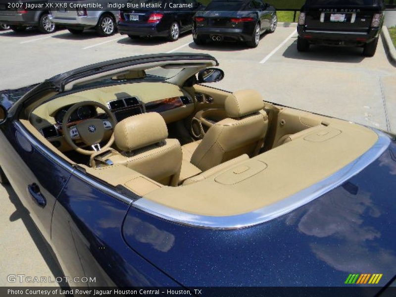 Indigo Blue Metallic / Caramel 2007 Jaguar XK XK8 Convertible