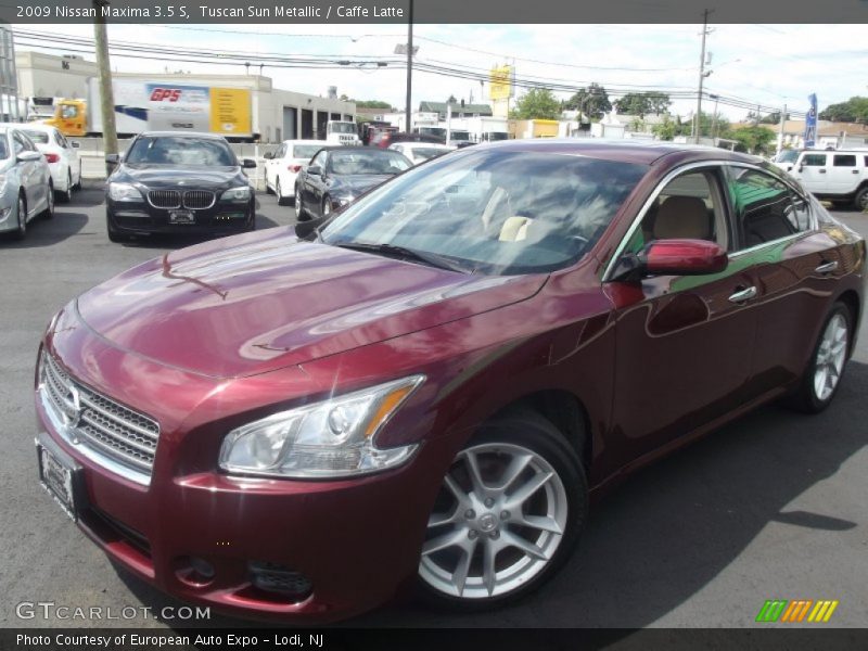 Tuscan Sun Metallic / Caffe Latte 2009 Nissan Maxima 3.5 S