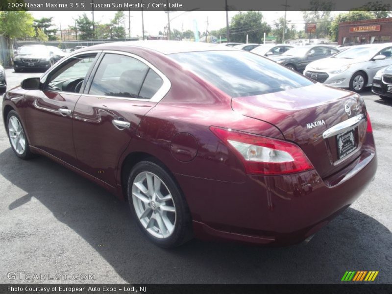 Tuscan Sun Metallic / Caffe Latte 2009 Nissan Maxima 3.5 S