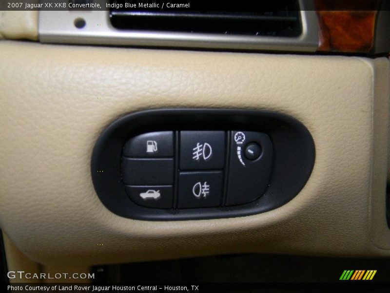 Indigo Blue Metallic / Caramel 2007 Jaguar XK XK8 Convertible
