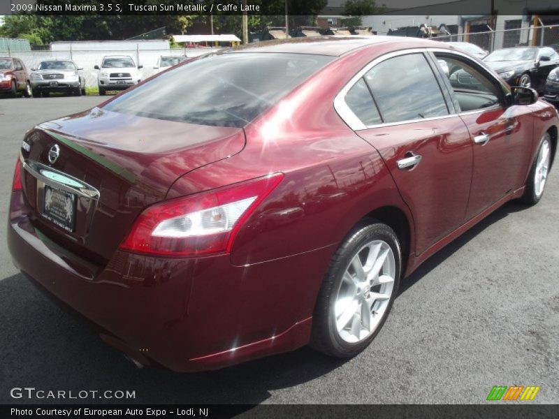 Tuscan Sun Metallic / Caffe Latte 2009 Nissan Maxima 3.5 S