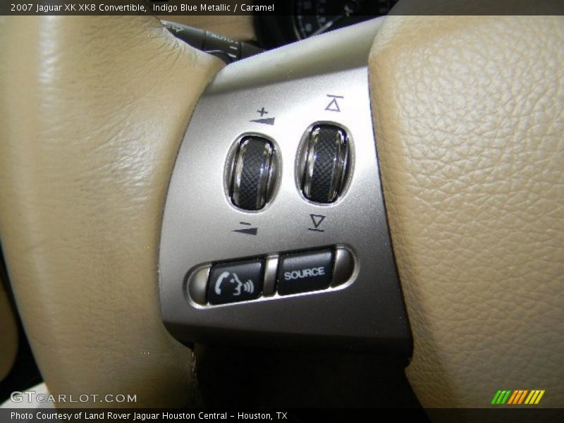 Indigo Blue Metallic / Caramel 2007 Jaguar XK XK8 Convertible