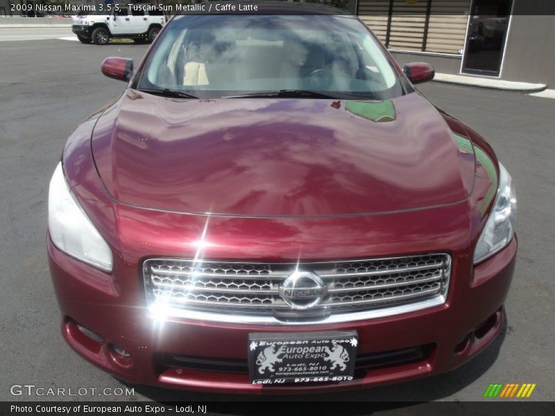 Tuscan Sun Metallic / Caffe Latte 2009 Nissan Maxima 3.5 S