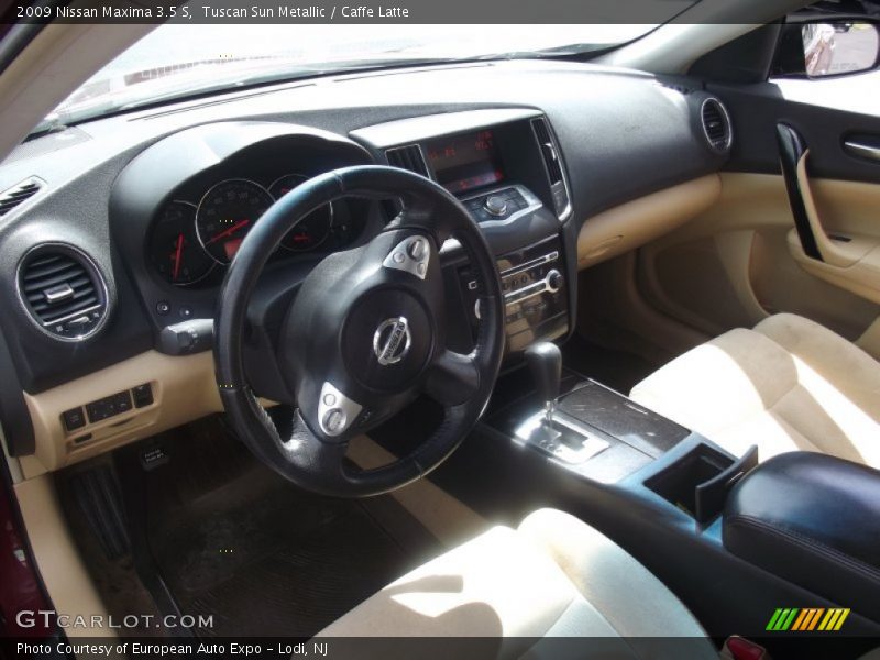 Tuscan Sun Metallic / Caffe Latte 2009 Nissan Maxima 3.5 S