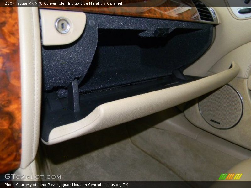 Indigo Blue Metallic / Caramel 2007 Jaguar XK XK8 Convertible