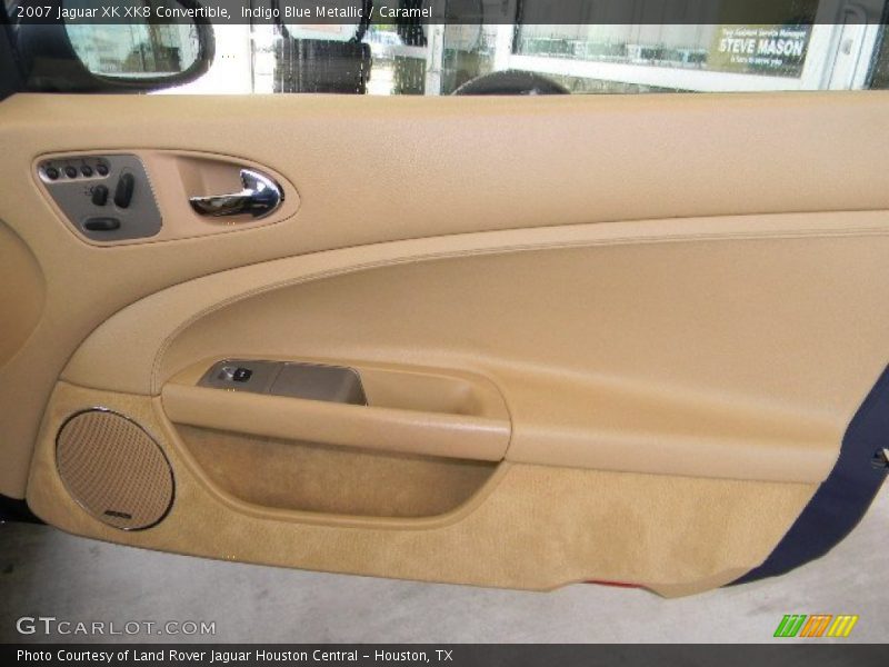 Indigo Blue Metallic / Caramel 2007 Jaguar XK XK8 Convertible
