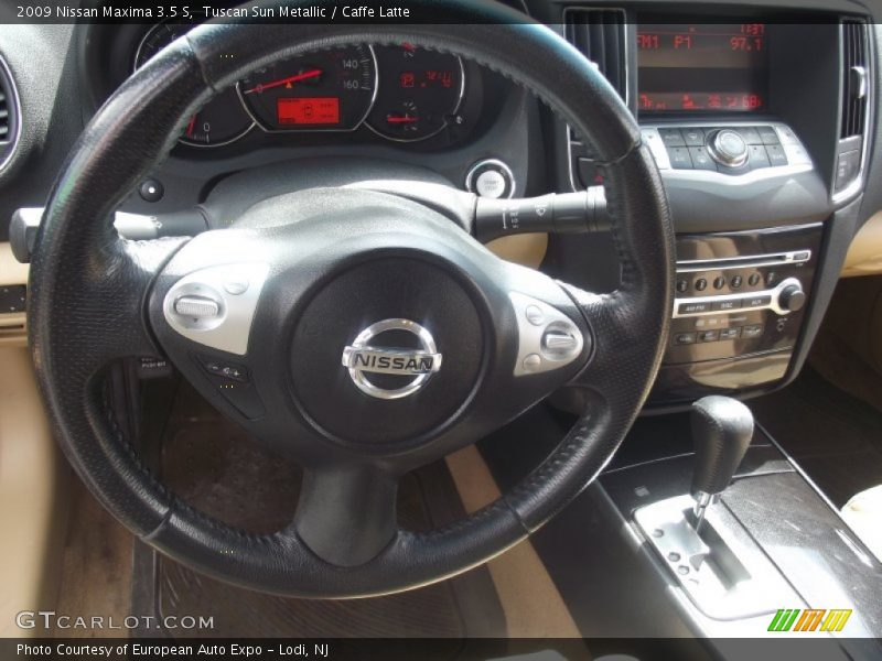 Tuscan Sun Metallic / Caffe Latte 2009 Nissan Maxima 3.5 S