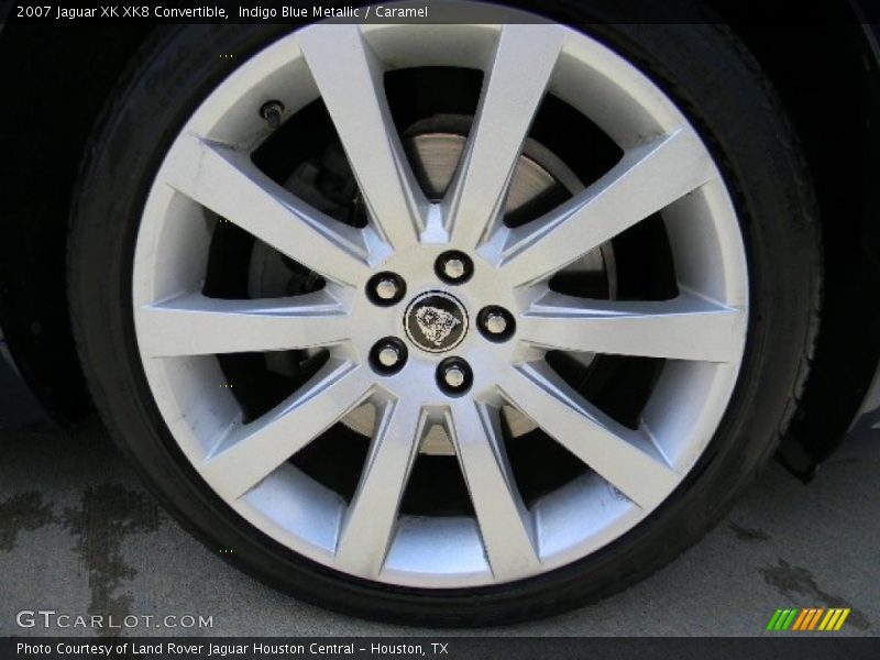 Indigo Blue Metallic / Caramel 2007 Jaguar XK XK8 Convertible