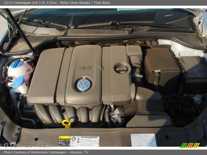 Reflex Silver Metallic / Titan Black 2014 Volkswagen Golf 2.5L 4 Door
