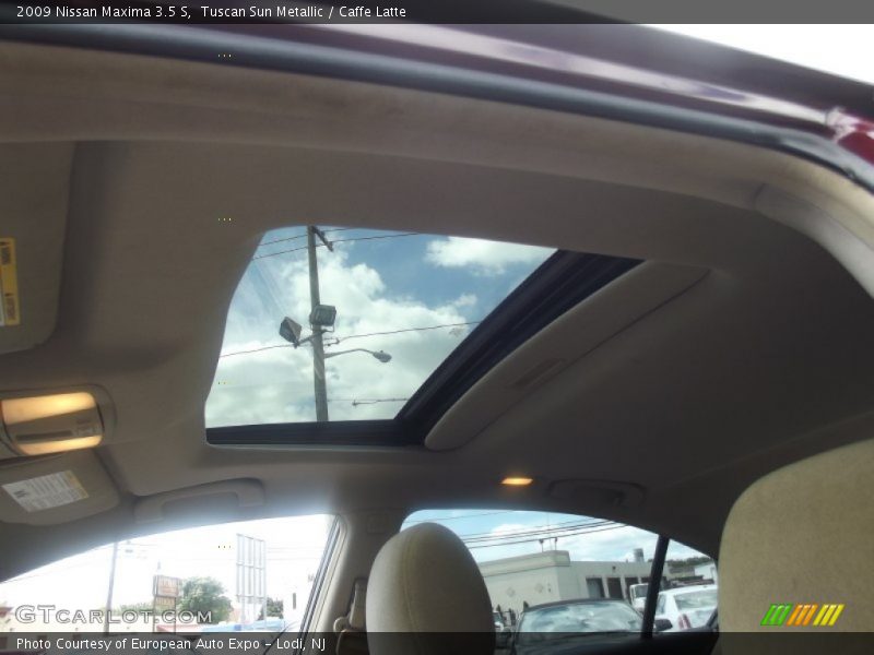 Tuscan Sun Metallic / Caffe Latte 2009 Nissan Maxima 3.5 S