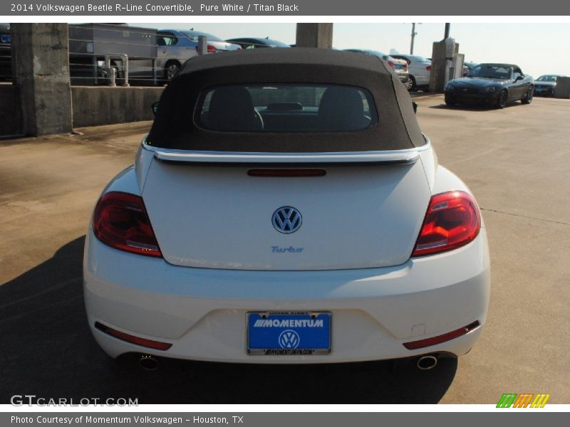 Pure White / Titan Black 2014 Volkswagen Beetle R-Line Convertible