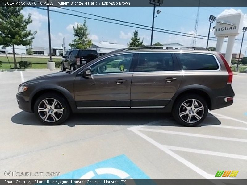 Twilight Bronze Metallic / Espresso Brown 2014 Volvo XC70 T6 AWD