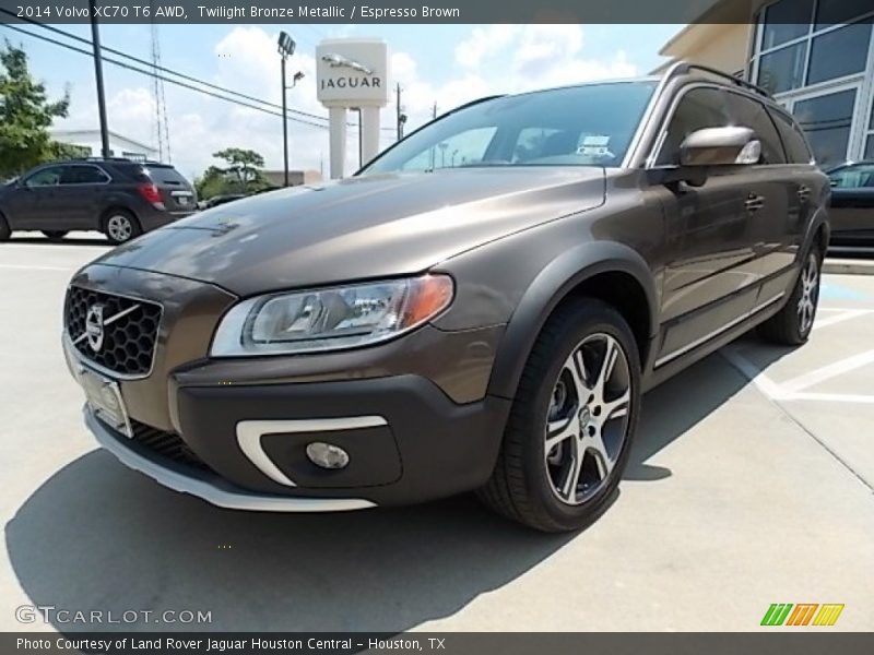 Twilight Bronze Metallic / Espresso Brown 2014 Volvo XC70 T6 AWD