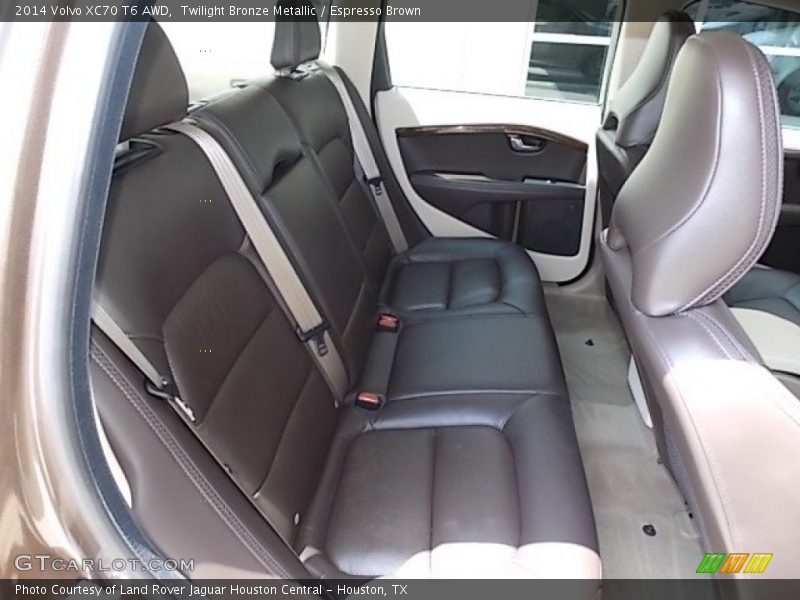 Rear Seat of 2014 XC70 T6 AWD