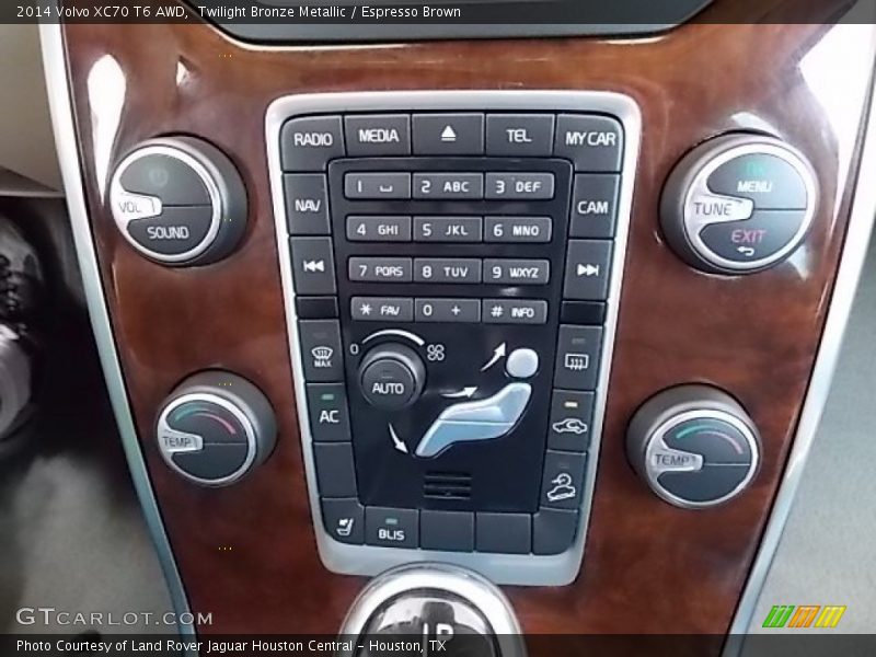Controls of 2014 XC70 T6 AWD