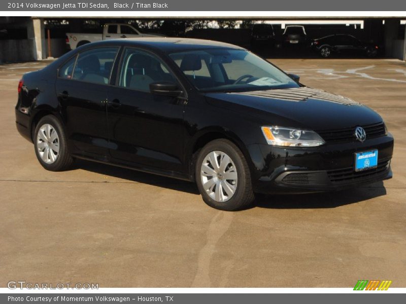 Black / Titan Black 2014 Volkswagen Jetta TDI Sedan