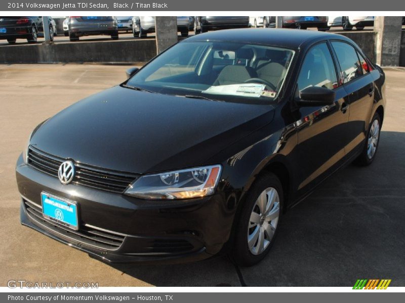 Black / Titan Black 2014 Volkswagen Jetta TDI Sedan