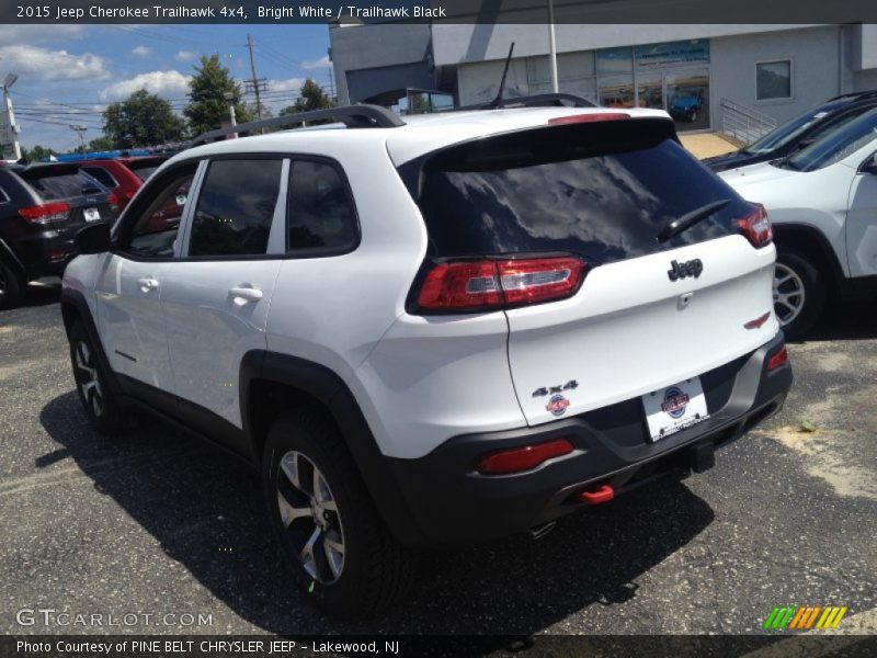 Bright White / Trailhawk Black 2015 Jeep Cherokee Trailhawk 4x4