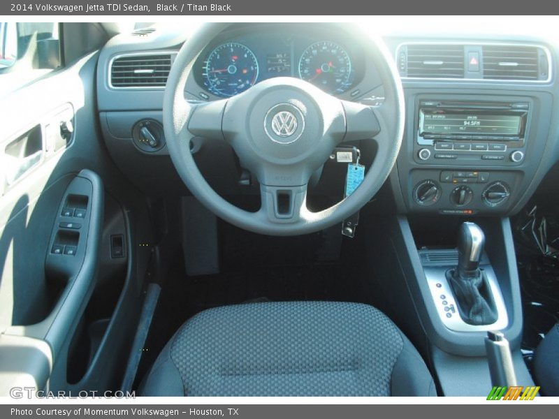 Black / Titan Black 2014 Volkswagen Jetta TDI Sedan