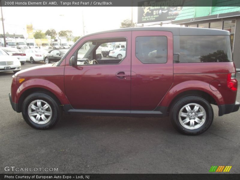 Tango Red Pearl / Gray/Black 2008 Honda Element EX AWD