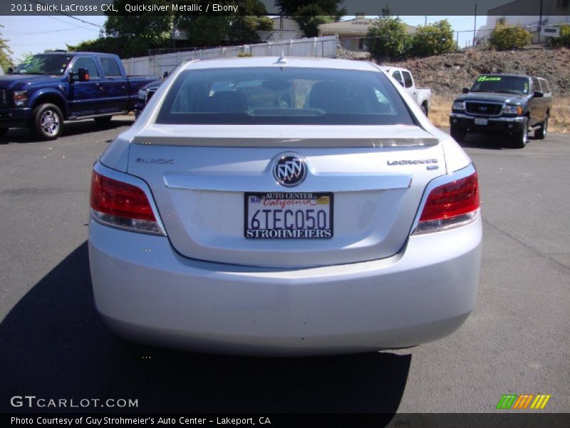Quicksilver Metallic / Ebony 2011 Buick LaCrosse CXL