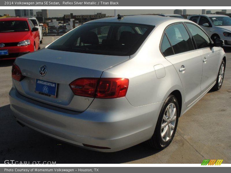 Reflex Silver Metallic / Titan Black 2014 Volkswagen Jetta SE Sedan