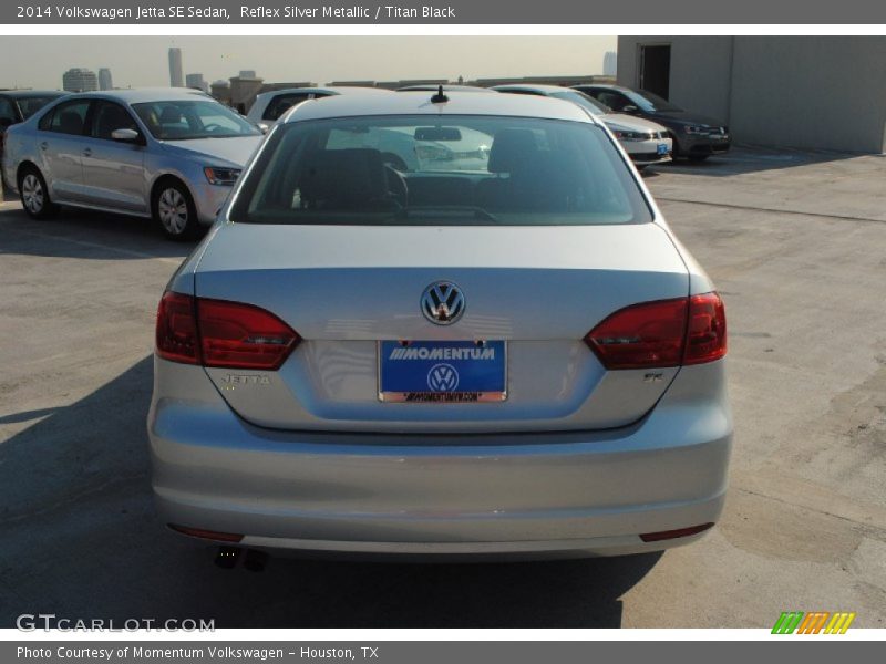 Reflex Silver Metallic / Titan Black 2014 Volkswagen Jetta SE Sedan
