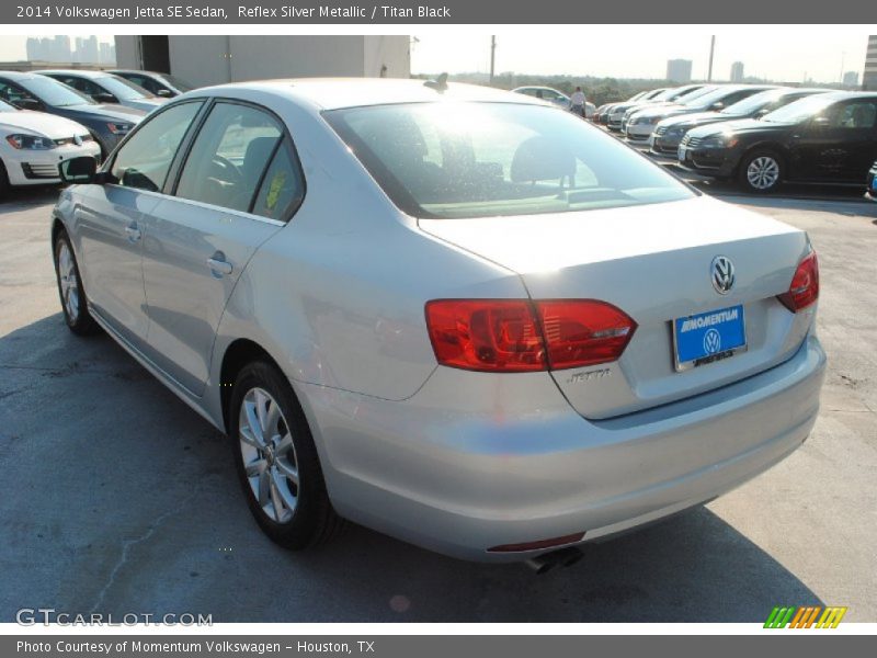 Reflex Silver Metallic / Titan Black 2014 Volkswagen Jetta SE Sedan