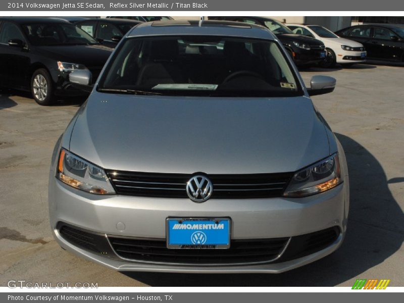 Reflex Silver Metallic / Titan Black 2014 Volkswagen Jetta SE Sedan