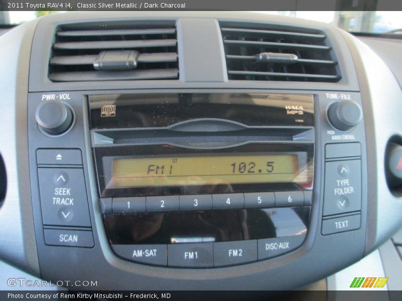 Classic Silver Metallic / Dark Charcoal 2011 Toyota RAV4 I4
