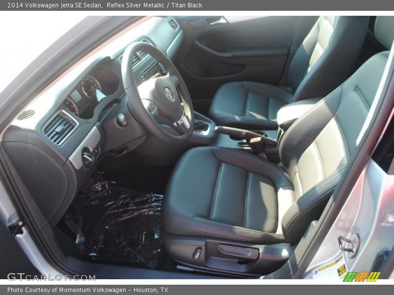 Reflex Silver Metallic / Titan Black 2014 Volkswagen Jetta SE Sedan