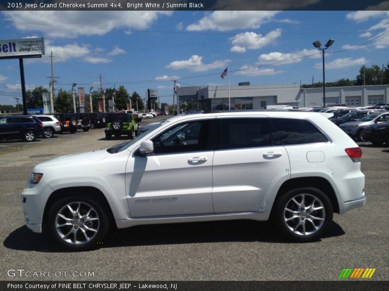 Bright White / Summit Black 2015 Jeep Grand Cherokee Summit 4x4
