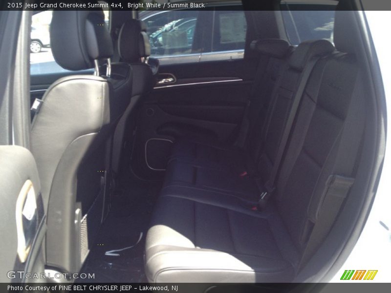 Bright White / Summit Black 2015 Jeep Grand Cherokee Summit 4x4