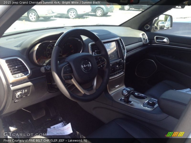 Bright White / Summit Black 2015 Jeep Grand Cherokee Summit 4x4